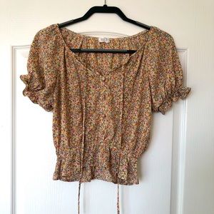 5 for $50 Floral Pattern Top